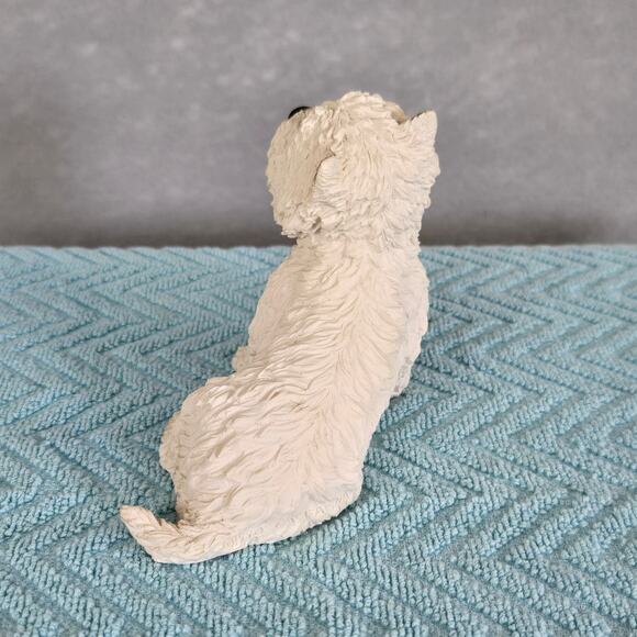 Vintage 1988 Castagna Sitting West Highland White Terrier Figure Made in Italy - Picture 4 of 9